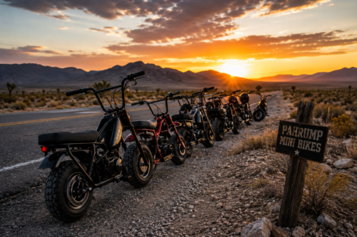Past Pahrump Mini Bikes group ride
