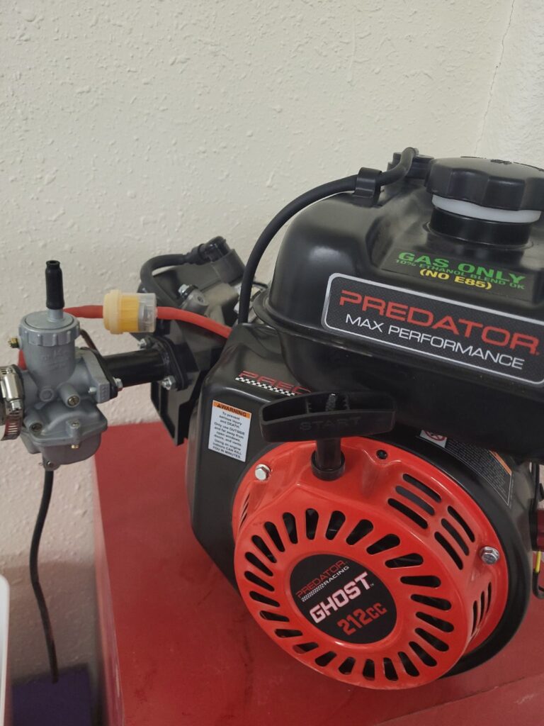 Almost-new Predator 212 Ghost racing engine